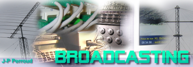 le broadcasting radio, TV sur ondes, le c&acirc;ble et le net