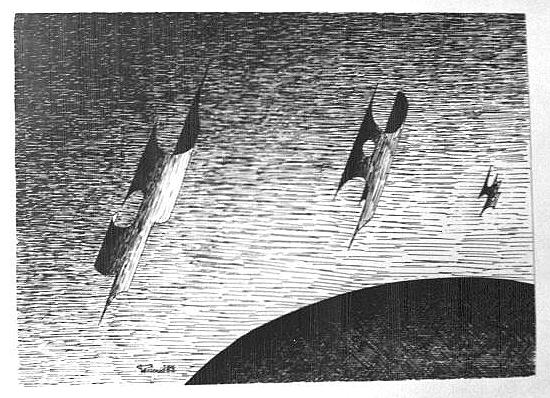 Tableau de JPP à l'encre de Chine